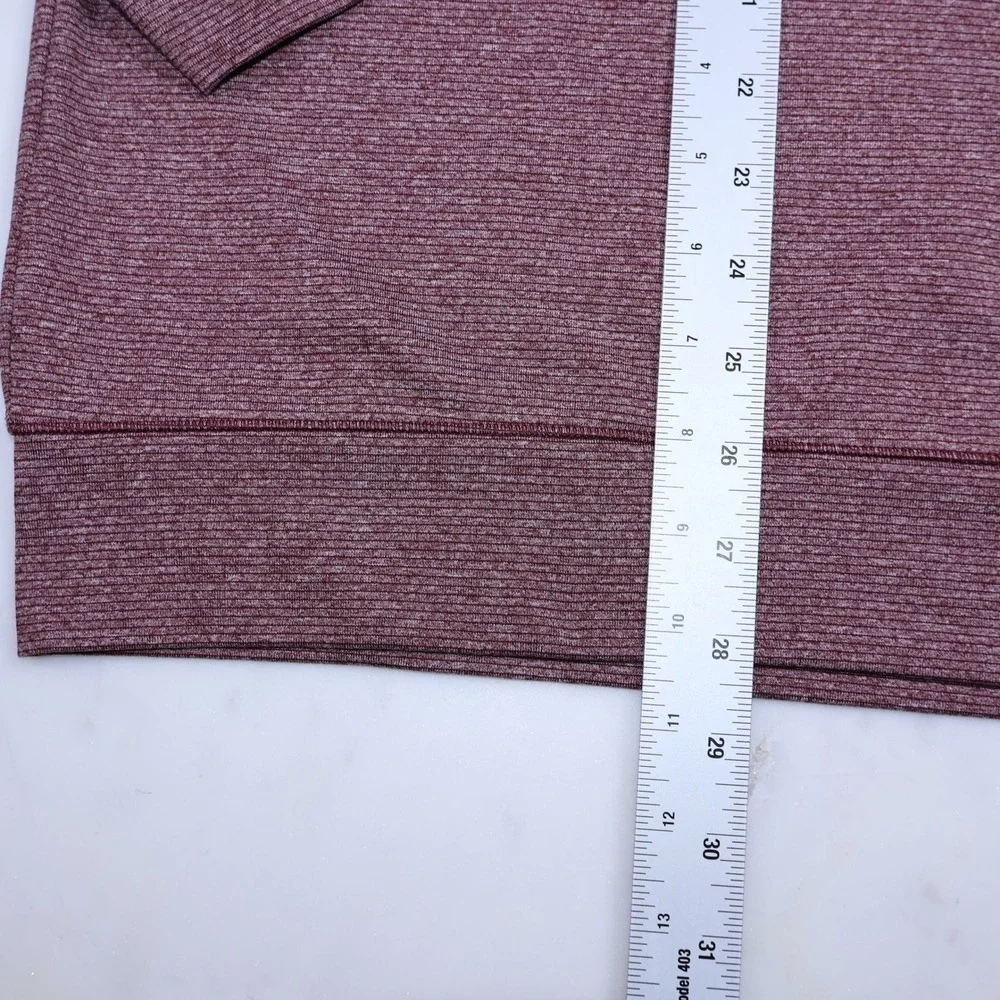 Cutter & Buck Virginia Tech Mens Quarter Zip Pullover Maroon Heather XXL Hokies
